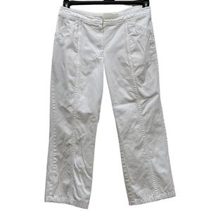 CASLON White Capris Pants SZ 6